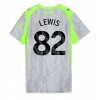 Manchester City Rico Lewis #82 Tredjedrakt Kvinner 2025-26 Kortermet